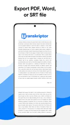 Transcribe Speech to Text android App screenshot 3